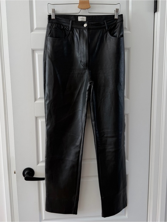Wilfred Pants - Wilfred Black Faux Leather Pants